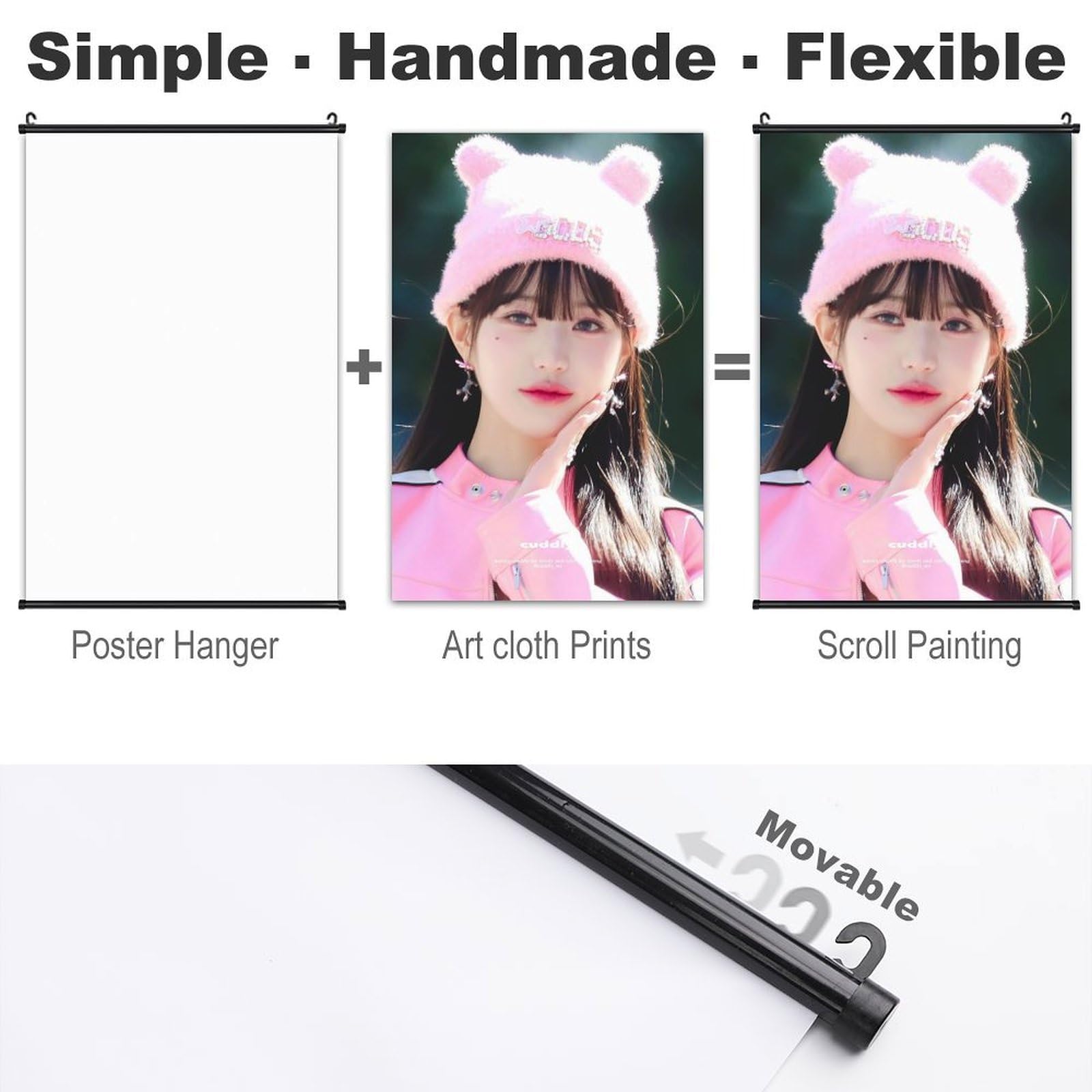 Amazon.co.jp: IVE アイヴ ウォニョン ポスター 掛け画 組立式 アート